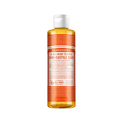 Dr. Bronner's Pure-Castile Soap Liquid (Hemp 18-in-1) Tea Tree 237ml